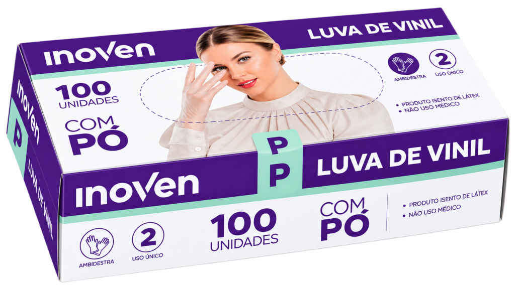 LUVA DE VINIL C/ PO INOVEM